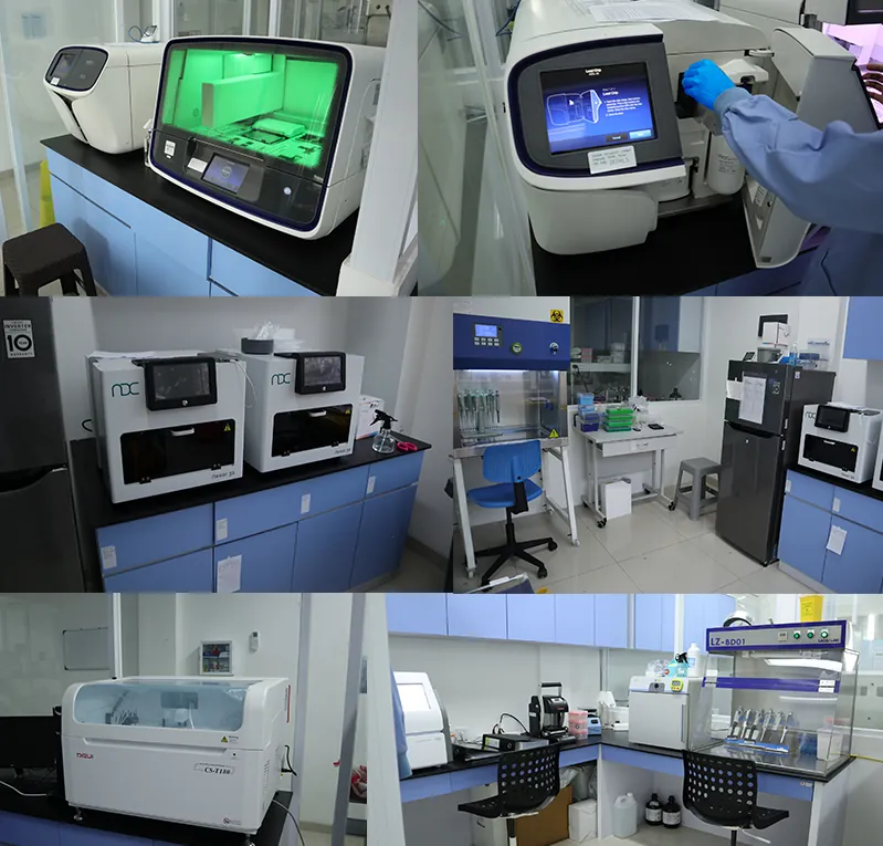 Tim dan fasilitas Genetics Indonesia